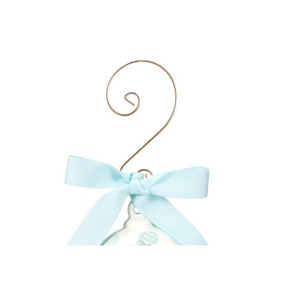 Baby Boy's 1st Christmas Ceramic Ball Ornament Blue and White Handpainted - Picture 7 of 7